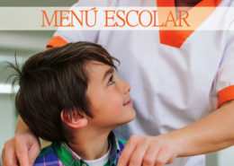 Imagen del menú del comedor del colegio público Virgen del Cerro